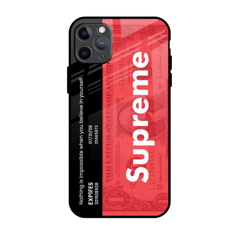 Supreme Ticket iPhone 11 Pro Max Glass Back Cover Online