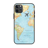 Travel Map iPhone 11 Pro Max Glass Back Cover Online