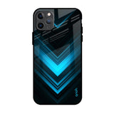 Vertical Blue Arrow iPhone 11 Pro Max Glass Back Cover Online
