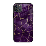 Geometric Purple iPhone 11 Pro Max Glass Back Cover Online