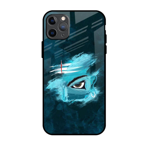 Power Of Trinetra iPhone 11 Pro Max Glass Back Cover Online
