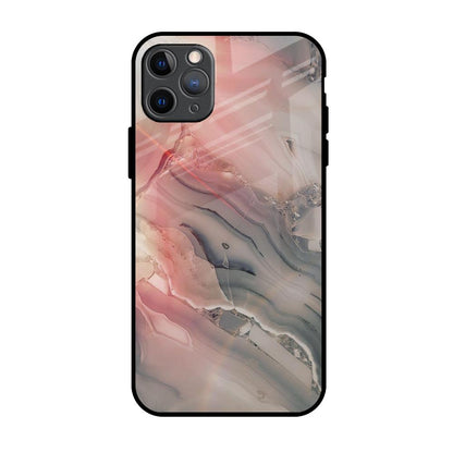 Pink And Grey Marble iPhone 11 Pro Max Glass Back Cover Online