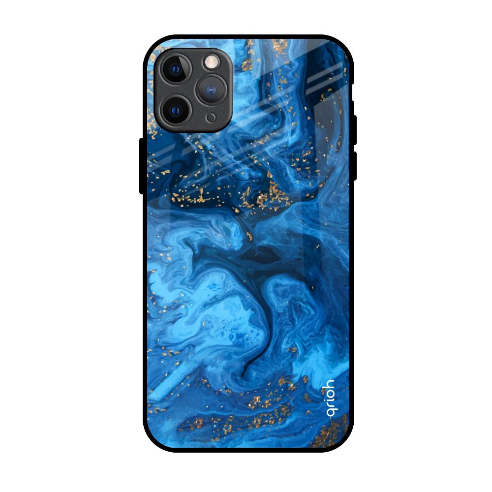 Gold Sprinkle iPhone 11 Pro Max Glass Back Cover Online
