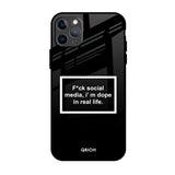 Dope In Life iPhone 11 Pro Max Glass Back Cover Online