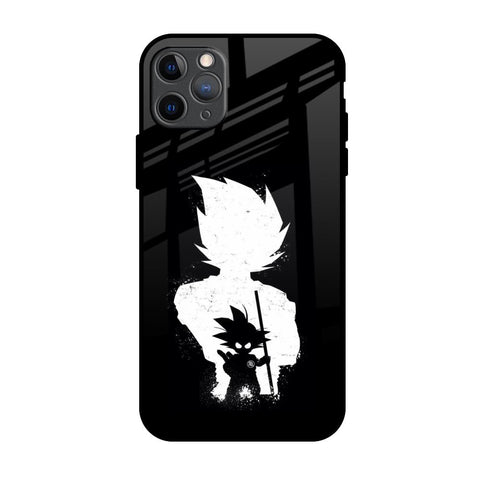Monochrome Goku iPhone 11 Pro Max Glass Back Cover Online