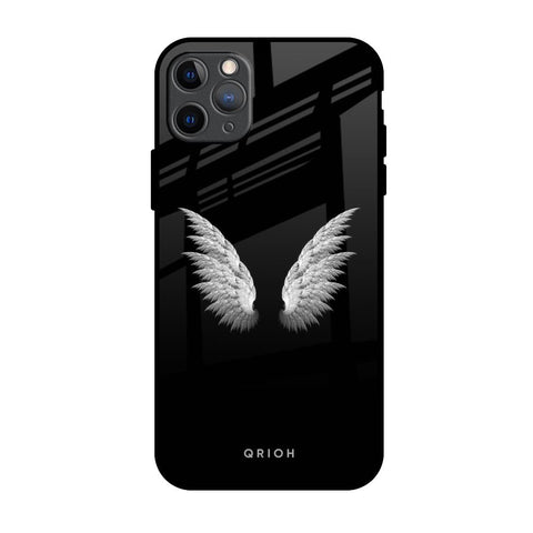 White Angel Wings iPhone 11 Pro Max Glass Back Cover Online