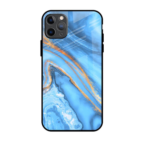 Vibrant Blue Marble iPhone 11 Pro Max Glass Back Cover Online