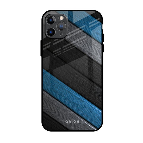 Multicolor Wooden Effect iPhone 11 Pro Max Glass Back Cover Online