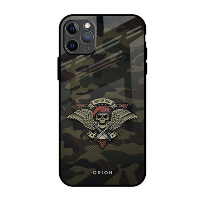 Army Warrior iPhone 11 Pro Max Glass Back Cover Online