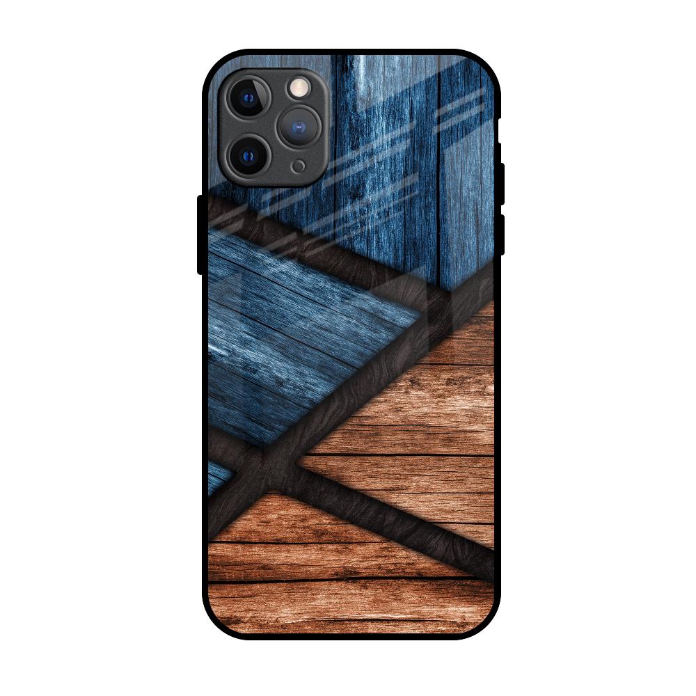 Wooden Tiles iPhone 11 Pro Max Glass Back Cover Online