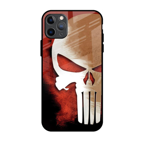 Red Skull iPhone 11 Pro Max Glass Back Cover Online