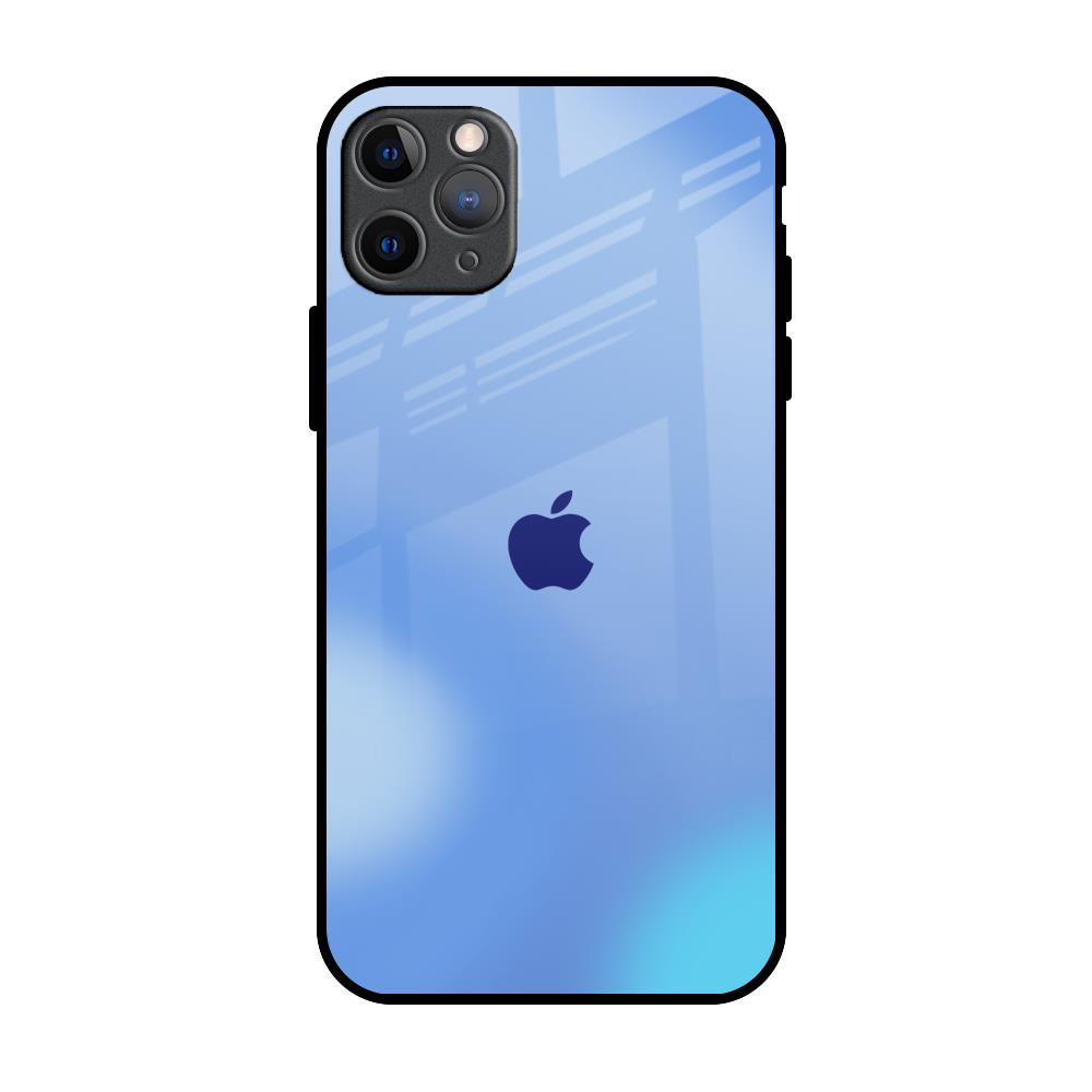 Vibrant Blue Texture iPhone 11 Pro Max Glass Back Cover Online