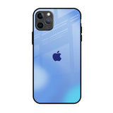 Vibrant Blue Texture iPhone 11 Pro Max Glass Back Cover Online