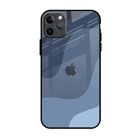 Navy Blue Ombre iPhone 11 Pro Max Glass Back Cover Online