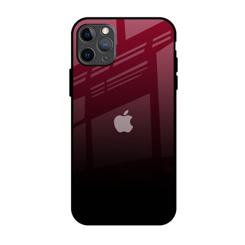 Wine Red iPhone 11 Pro Max Glass Back Cover Online