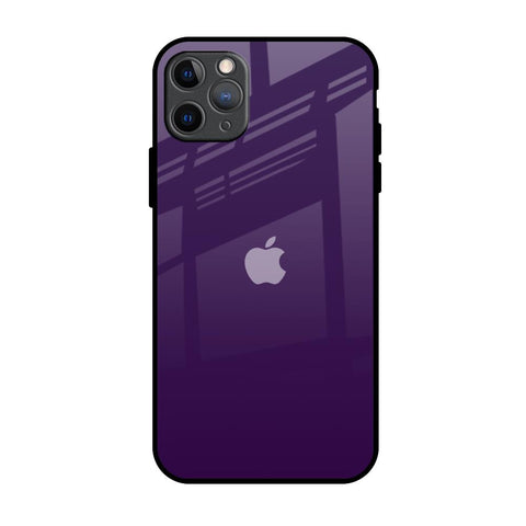 Dark Purple iPhone 11 Pro Max Glass Back Cover Online