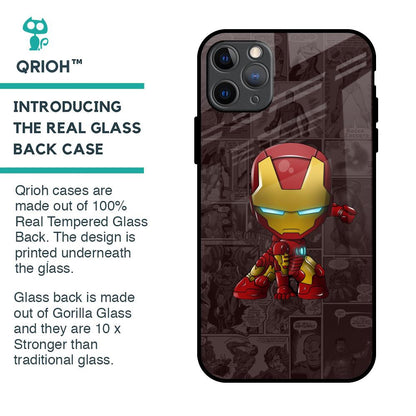 Angry Baby Super Hero Glass Case for iPhone 11 Pro Max