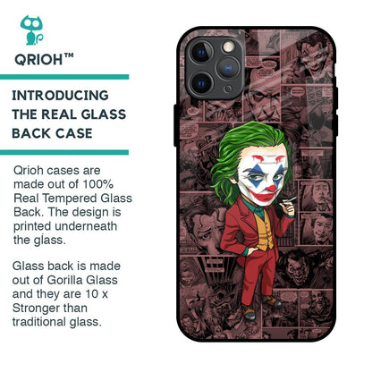Joker Cartoon Glass Case for iPhone 11 Pro Max