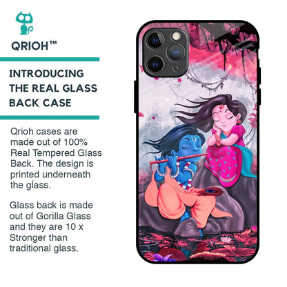 Radha Krishna Art Glass Case for iPhone 11 Pro Max