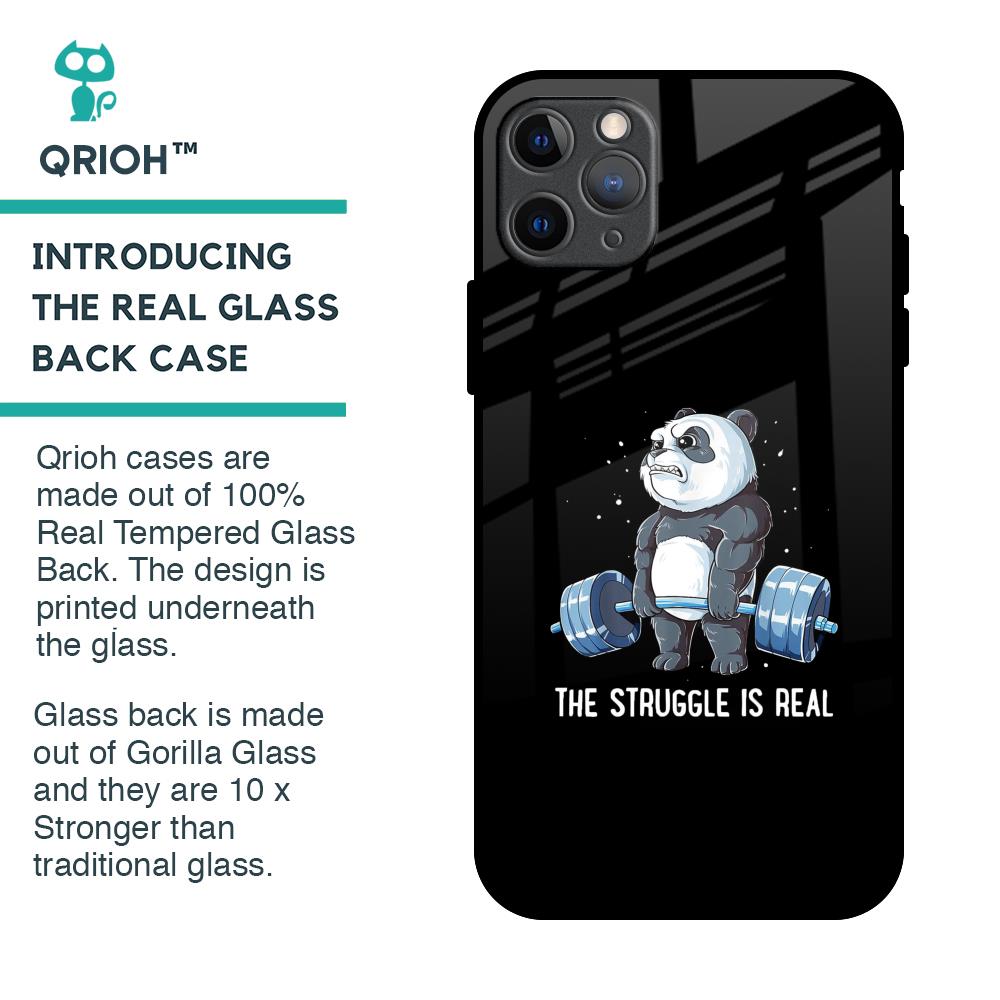 Real Struggle Glass Case for iPhone 11 Pro Max