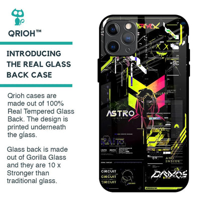 Astro Glitch Glass Case for iPhone 11 Pro Max