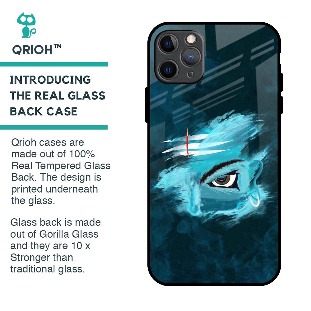 Power Of Trinetra Glass Case For iPhone 11 Pro Max
