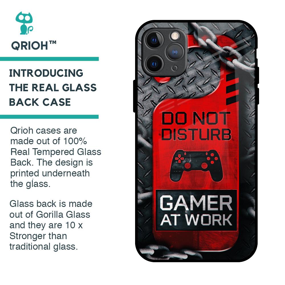 Do No Disturb Glass Case For iPhone 11 Pro Max
