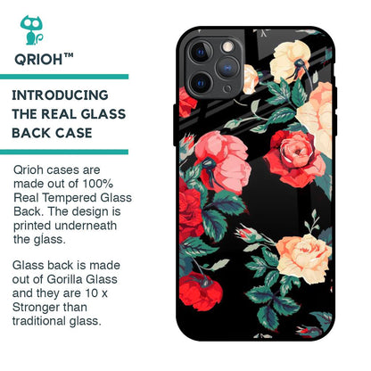 Floral Bunch Glass Case For iPhone 11 Pro Max