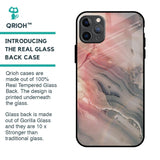 Pink And Grey Marble Glass Case For iPhone 11 Pro Max