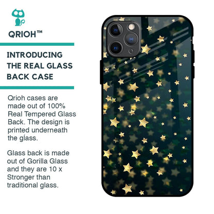 Dazzling Stars Glass Case For iPhone 11 Pro Max