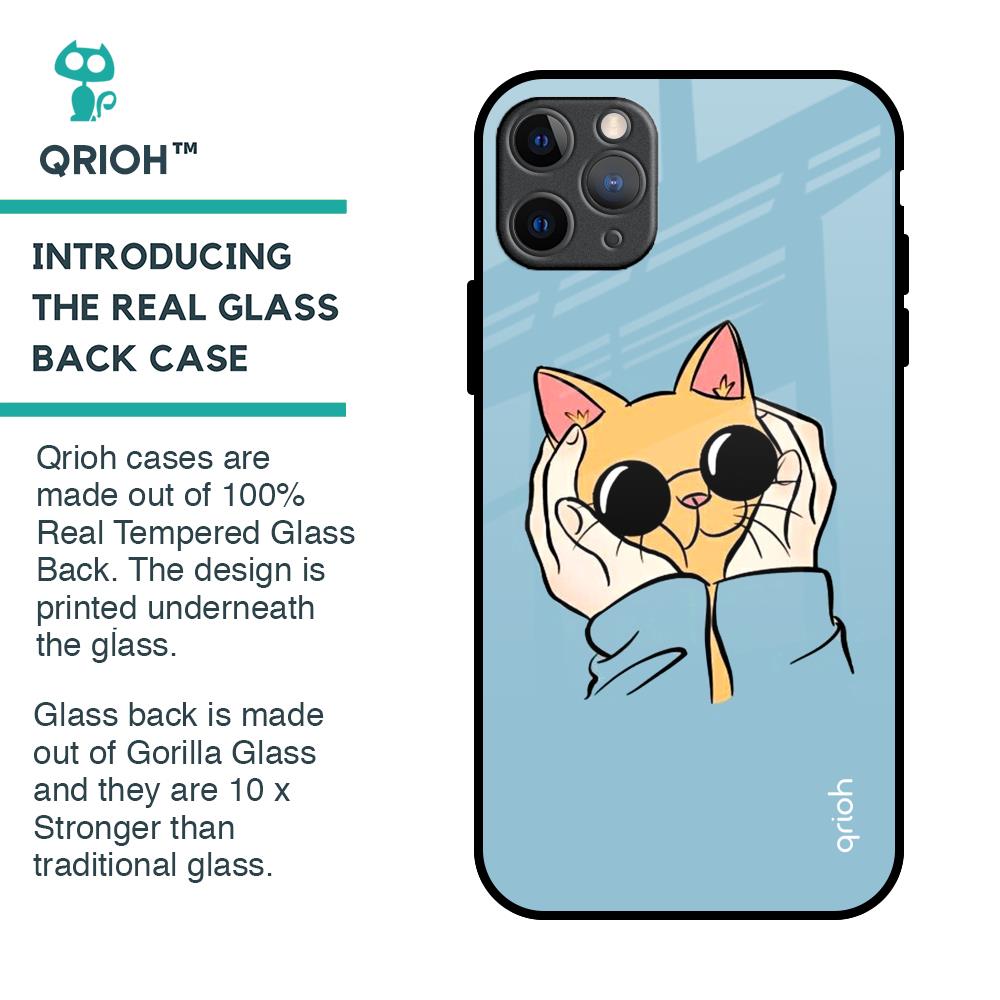 Adorable Cute Kitty Glass Case For iPhone 11 Pro Max