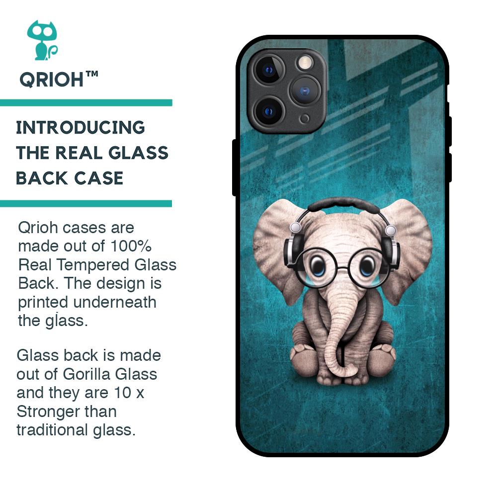 Adorable Baby Elephant Glass Case For iPhone 11 Pro Max
