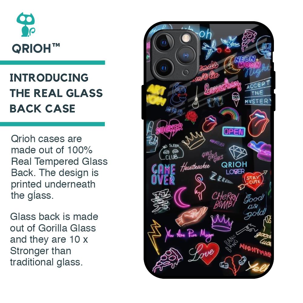 Accept The Mystery Glass Case for iPhone 11 Pro Max