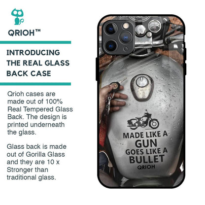 Royal Bike Glass Case for iPhone 11 Pro Max