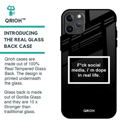 Dope In Life Glass Case for iPhone 11 Pro Max