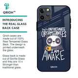 Struggling Panda Glass Case for iPhone 11 Pro Max