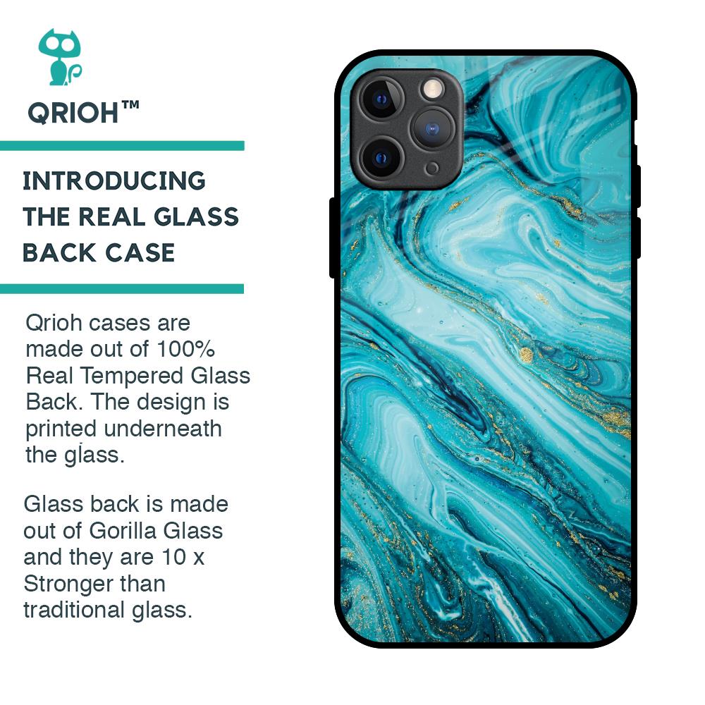 Ocean Marble Glass Case for iPhone 11 Pro Max