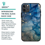 Blue Cool Marble Glass Case for iPhone 11 Pro Max