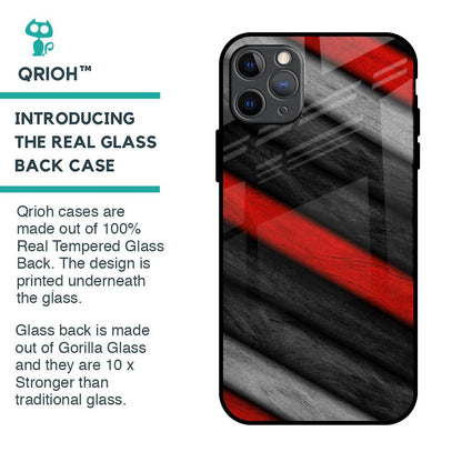 Soft Wooden Texture Glass Case for iPhone 11 Pro Max