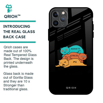 Anxiety Stress Glass Case for iPhone 11 Pro Max