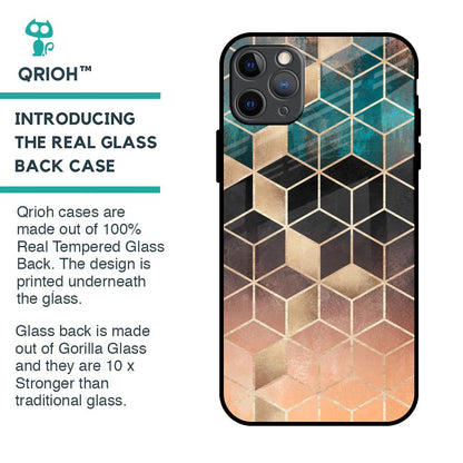 Bronze Texture Glass Case for iPhone 11 Pro Max