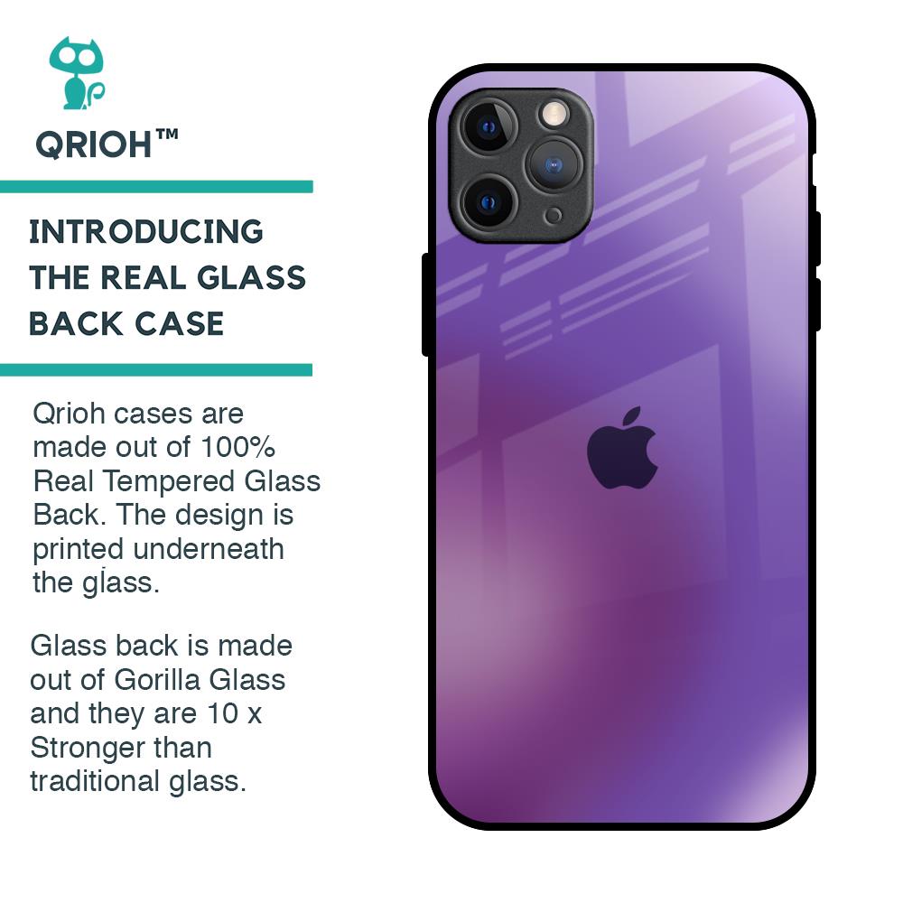 Ultraviolet Gradient Glass Case for iPhone 11 Pro Max