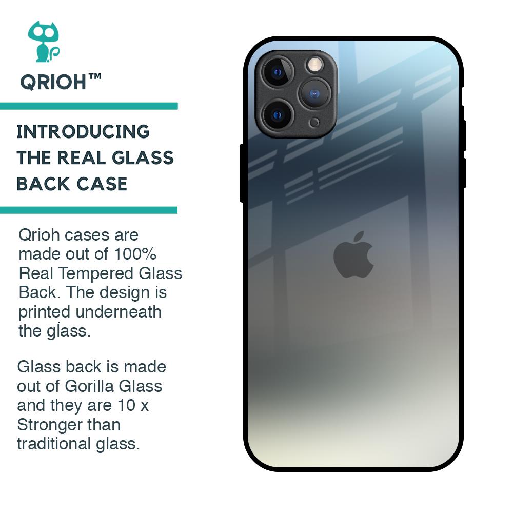 Tricolor Ombre Glass Case for iPhone 11 Pro Max
