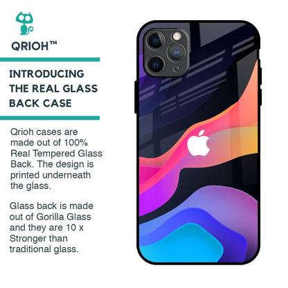 Colorful Fluid Glass Case for iPhone 11 Pro Max