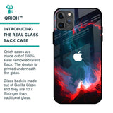 Brush Art Glass Case For iPhone 11 Pro Max