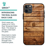 Wooden Planks Glass Case for iPhone 11 Pro Max