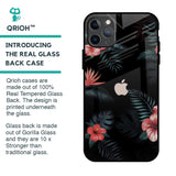 Tropical Art Flower Glass Case for iPhone 11 Pro Max