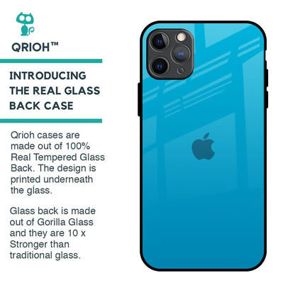 Blue Aqua Glass Case for iPhone 11 Pro Max