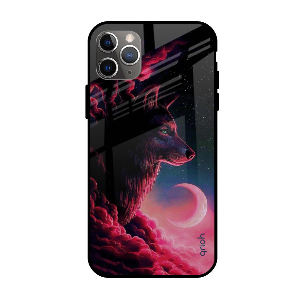 Moon Wolf Apple iPhone 11 Pro Max Glass Cases & Covers Online