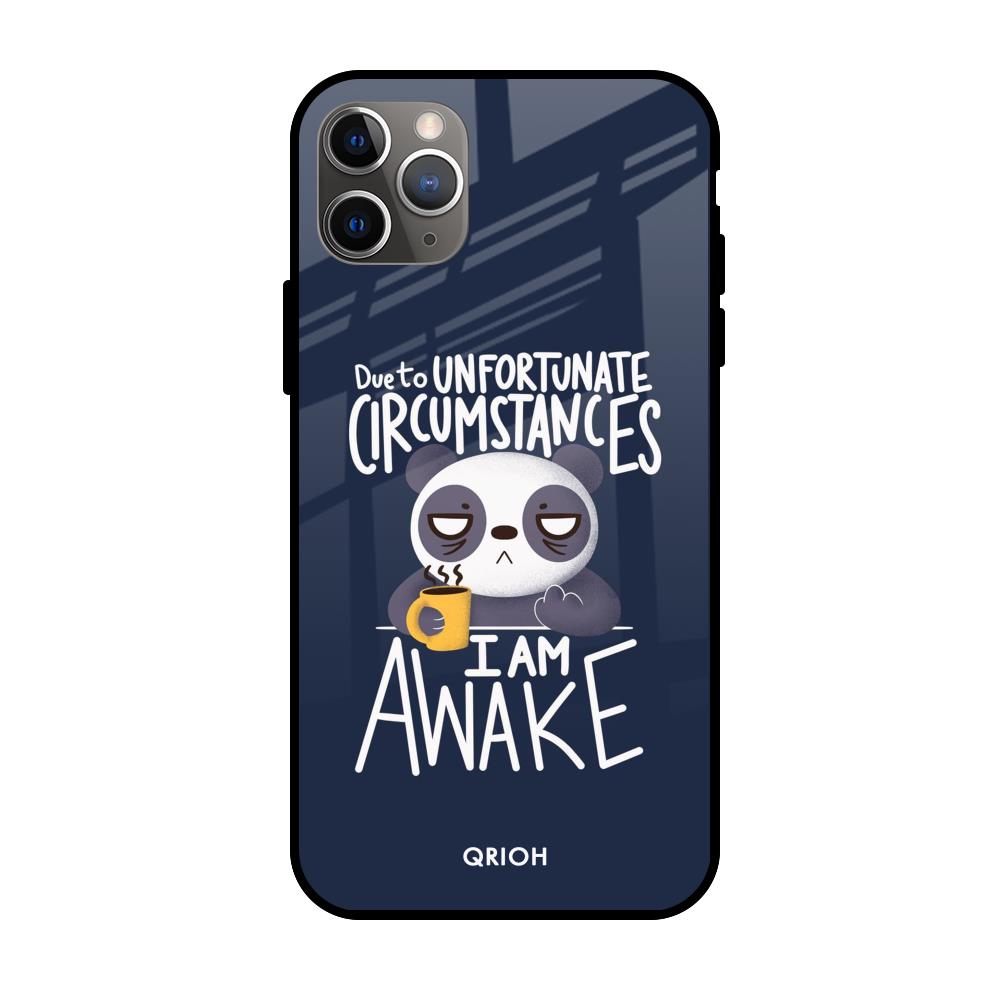 Struggling Panda Apple iPhone 11 Pro Max Glass Cases & Covers Online